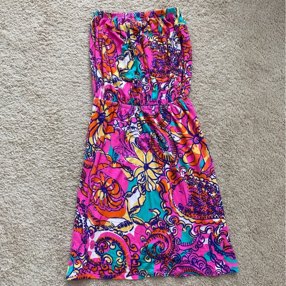 Lilly Pulitzer Strapless Dress XS - Picture 1 of 2